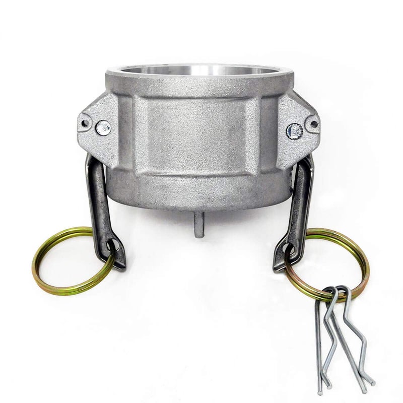 Gloxco Cam and Groove Fitting, Aluminum, Type DC, 2" Dust Cap (CAM-20-DC-AL) - Image 1